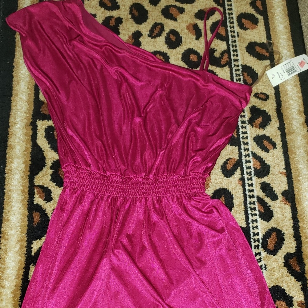 Oh You Fancy Huh ? Pink Silky Dress